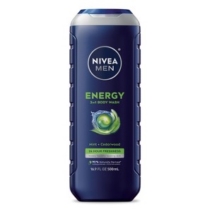 Nivea Men's Energy Body Wash with Mint Extract and Cedarwood - 16.9 fl oz - 1 of 4