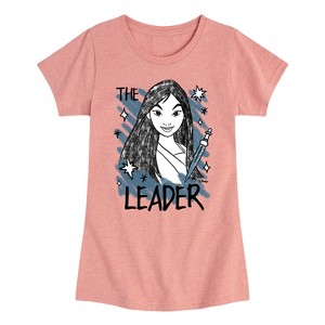 Girls' - Disney Princess - Mulan The Leader Sketch Fitted Short Sleeve Graphic T-Shirt - 1 of 4