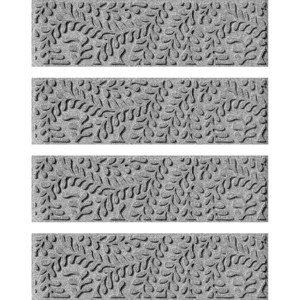 WaterHog 8.5"x30" Set of 4 Boxwood Indoor/Outdoor Stair Treads Door Mats - 1 of 4