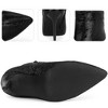 BLISSFUL STEP Women's Stiletto Heel Pointed Toe Party Sequin Dressy Ankle Boots - 4 of 4