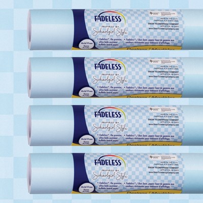 Fadeless® Schoolgirl Style Bulletin Board Paper, 48" x 12', Pool Party, 4 Rolls