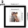 Americanflat 2 Pack of Picture Frames with Mat - Plexiglass Cover - 2 of 4