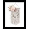 HomeRoots BOHEMIAN MACRAME Black Framed Print Wall Art - 4 of 4
