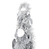 vidaXL Pop-up Artificial Christmas Tree Silver 6 ft PET - 2 of 4