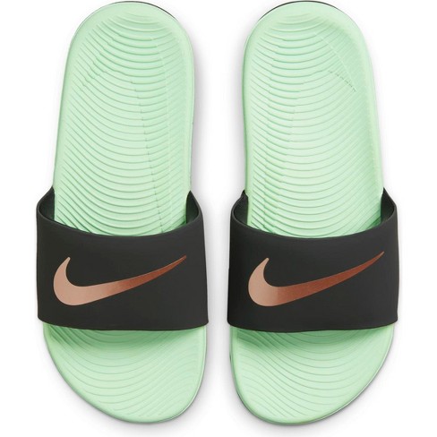 Nike Kawa Youth Slides Sz 5 Black | Green : Target