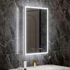 20 in. x 32 in.Built-in or wall-mounted Defogging and Dimming Mirror Cabinet Adjustable Shelf with Outlet and USB - 2 of 4