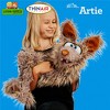 Living Puppets: Artie The Coyote - 27" Large Plush Hand Puppet, Handmade Pal - 3 of 4