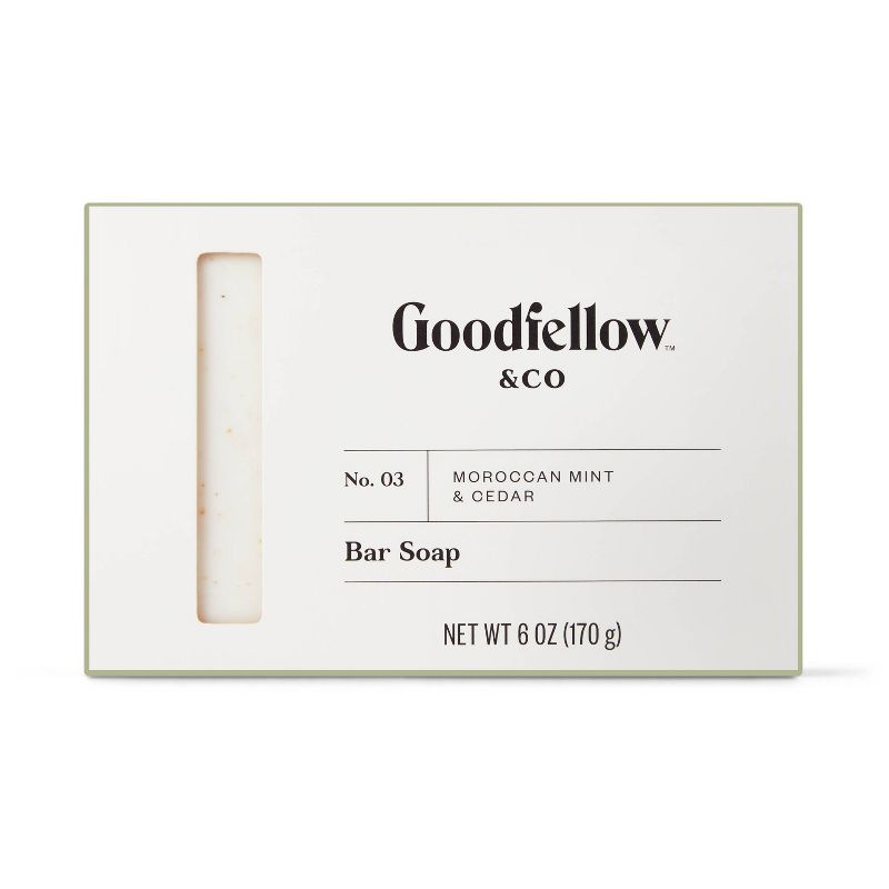 Bar Soap Moroccan Mint and Cedar - 6oz - Goodfellow &#38; Co&#8482;, 1 of 6