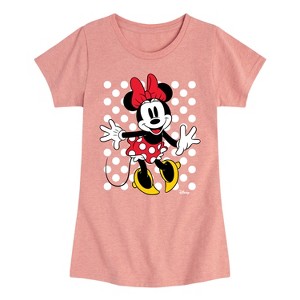 Girls' - Disney - Mickey & Friends Fitted Short Sleeve Graphic T-Shirt - 1 of 4