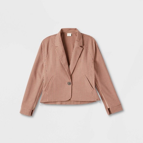 Women's Oversized Fall Blazer - A New Day™ Tan Xs : Target