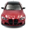 2023 BMW M4 Competition (G82) Imola Red with Black Top 1/43 Diecast Model Car by Solido - 3 of 4