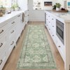 Area Rug Machine Washable Low Pile Rug with Rubber Backing Floor Carpet Low Pile Vintage Foldable Rugs for Bedroom Living Room Home Office Playroom - 2 of 4