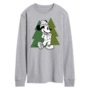 Men's - Disney - Camper Mickey Long Sleeve Graphic T-Shirt - 1 of 4