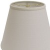 Vynxaria Lampshades: Beige Extra Deep Empire Hardback Shade, 9" x 16" x 12" with Washer Fitter - 3 of 4