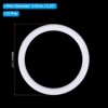 Unique Bargains Plastic Round Wreath Dream Catcher Rings White 12 Pcs - 2 of 4