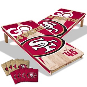 NFL San Francisco 49ers 2'x4' Wood Toss Game Set - 1 of 4