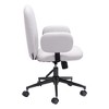 HomeRoots Beige and Black Adjustable Height Swivel Rolling Office Chair - 4 of 4