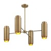 Savoy House Lio 8 - Light Chandelier in  Noble Brass - 4 of 4