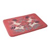 Deny Designs Pimlada Phuapradit Folk Bunnies Memory Foam Bath Rug: Machine Washable, Microfiber, Non-Slip Backing - 2 of 4