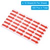 Unique Bargains Directional Sign PVC Adhesive Removable Small Arrow Sticker 300 Pcs - 3 of 4