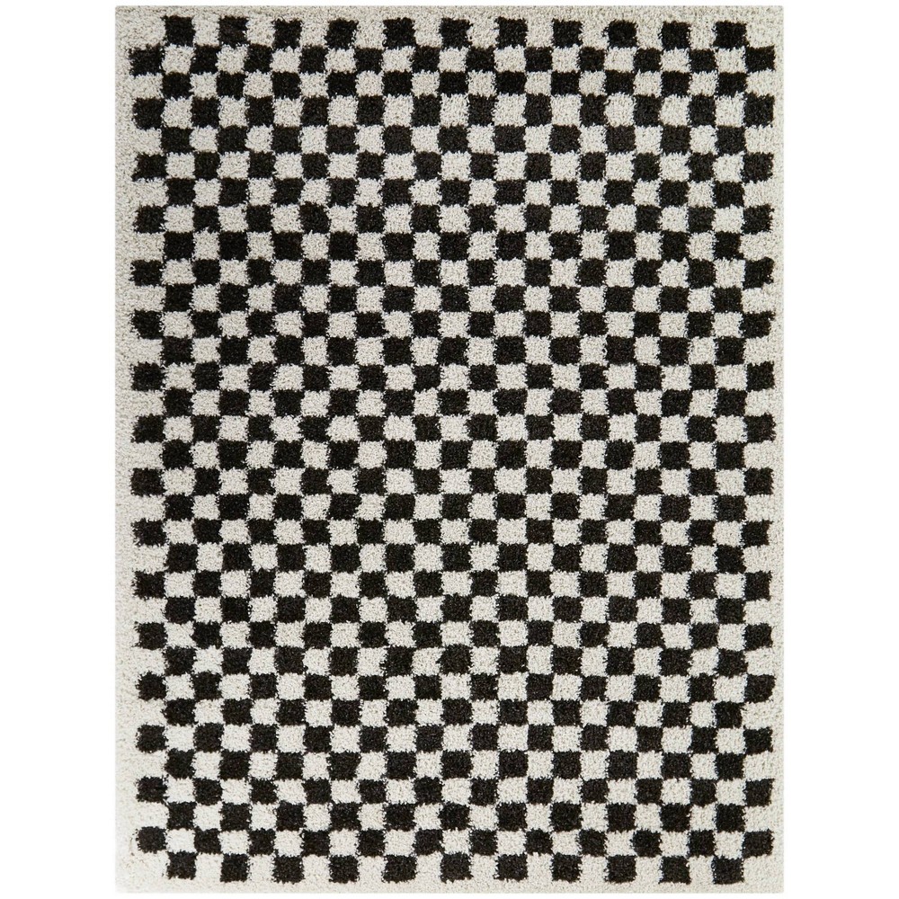 Photos - Area Rug 7'10"x10' Covey Checkered Kids'  Black - Balta Rugs