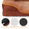 DOMETOUR Memory Foam Pet Bed for Small Dogs & Cats with Washable Removable Cover Non-Slip Base Waterproof Liner - 4 of 4