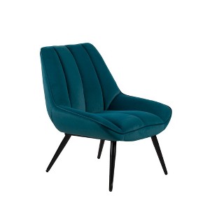 New Classic Furniture,Astrid Metal and Fabric Accent Chair in Green - 1 of 4