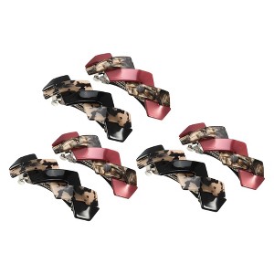 Unique Bargains Women's Hair Barrettes 6 Pcs - 1 of 4