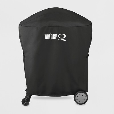 Weber Q100/1000, Q200/Q2000 Premium Grill Cover - Black