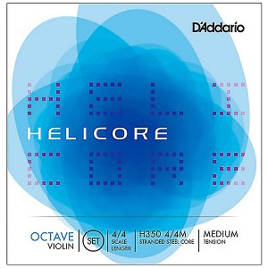 D'Addario Helicore Octave Violin Set - H350 4/4 Size, Medium - 1 of 1