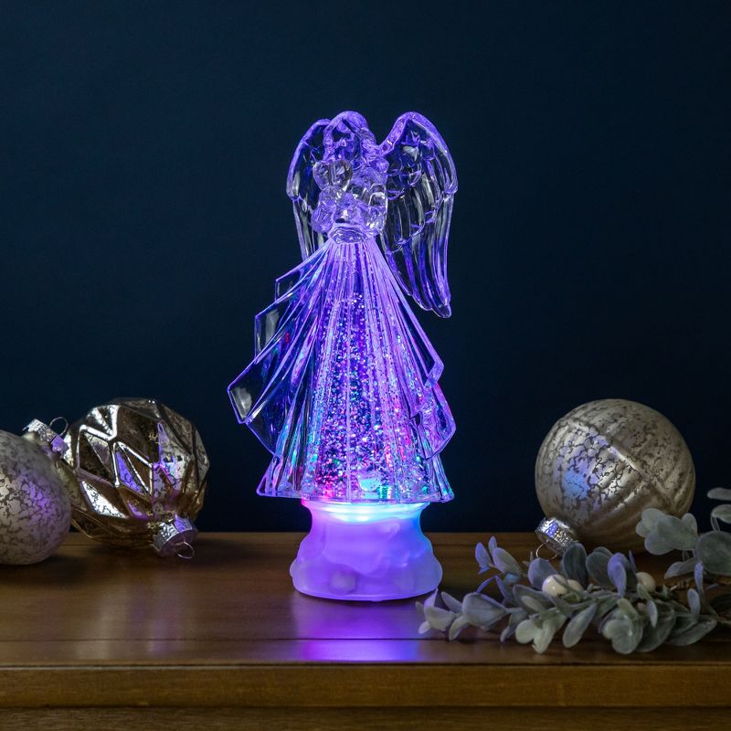 Northlight LED Lighted Acrylic Angel Christmas Snow Globe - 8.75", 1 of 7