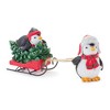 Melrose Playful Penguins with Sled Figurine (Set of 2) - 2 of 4