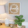 Northlight Family Framed Wooden Wall Sign - 15.75" - White - image 2 of 4