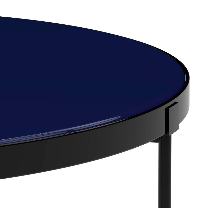 Thomas Round Coffee Table Blue - Finch, 4 of 9