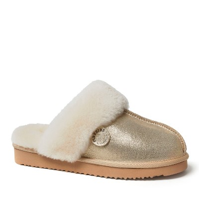 Fireside By Dearfoams Women's Sydney Genuine Shearling Scuff Slipper