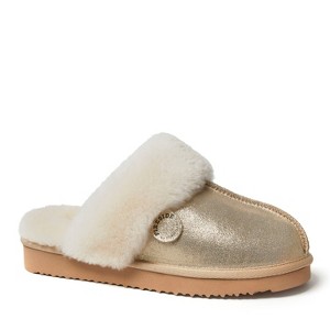 Fireside By Dearfoams Women's Sydney Genuine Shearling Scuff Slipper - 1 of 4