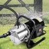 VEVOR Shallow Well Pump, 1.1 HP 115V, 978 GPH 131 ft Height, 40psi Max Pressure, Portable Stainless Steel Sprinkler Booster Jet Pumps, Black - 2 of 4