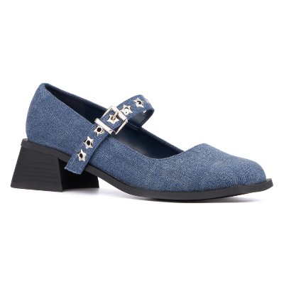 Olivia Miller Women's Asteroid Block Heels