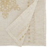 Saro Lifestyle Elegant Snowflake Embroidered Table Runner - 2 of 3