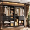 Besiost 80-In Closet System Set with Wood Drawers, Freestanding Closet Organizer with Clothes Rack - 2 of 4