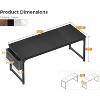 ODK Computer Desk Large Office Desk, 63 Inch Gaming Desk with Storage - 3 of 3