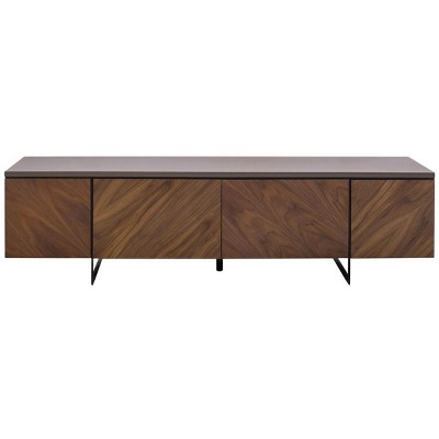 Archie Chevron TV Stand - Walnut - Safavieh.