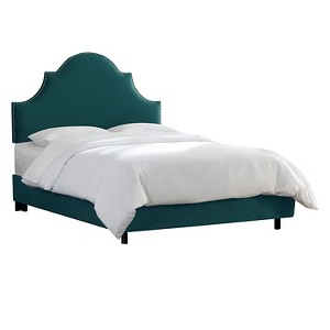 Chambers Bed - Mystere Peacock (King) - Skyline Furniture