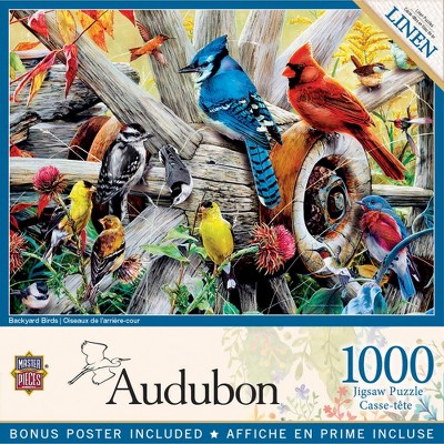 MasterPieces Audubon - Backyard Birds 1000 Piece Puzzle