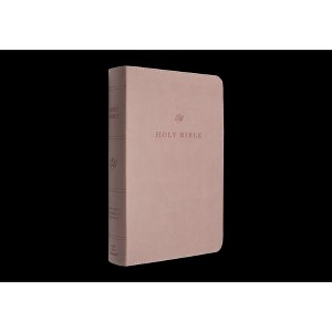 ESV Large Print Personal Size Bible, Red Letter (Trutone, Blush Rose) - (Leather Bound) - 1 of 1