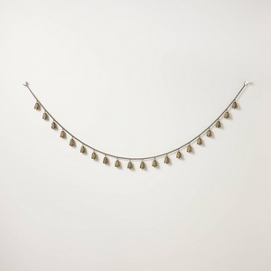 5' Brass Mini Bell Garland on Brass Chain - Hearth & Hand™ with Magnolia - 1 of 3