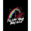 Freddy Krueger Follow Your Dreams Mens Black Graphic Tee - 2 of 2