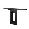 NicBex Simple Narrow Console Table with Unique Base Design,Marble/Wood Pattern Entrance Table for Hallway, Entrance - 2 of 4