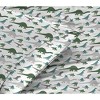 Tadpoles 4-Piece Skateboarding Dino Sheet Set | 1 Full Flat Sheet, 1 Full Fitted Sheet & 2 Queen Pillowcases - 4 of 4
