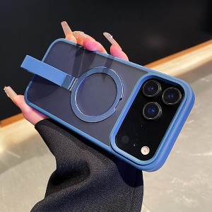 HTUTWOO for iPhone 17/17 Air/17 Pro/17 Pro Max Magnetic Case, Compatible with Magsafe, Translucent Matte Shockproof Kickstand Phone Protective Cover - 1 of 4